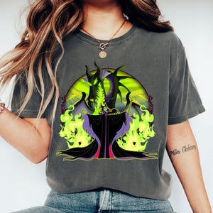 Retro Maleficent Graffiti Shirt, Sleeping Beauty Villains Shirt, Maleficent Shirt, Evil Queen Shirt