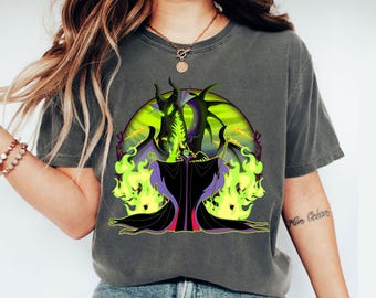 Retro Maleficent Graffiti Shirt, Sleeping Beauty Villains Shirt, Maleficent Shirt, Evil Queen Shirt