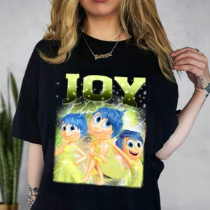 Inside Out Joy Shirt, Inside Out 2 Characters Shirt, Inside Out 2024 Movie, Emotions Shirt, Birthday Party Shirt