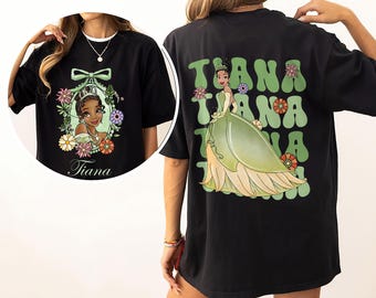 Retro Tiana Shirt Princess Shirt, Girl Trip Shirt, Group Matching Shirt, Trip 2025 Shirt