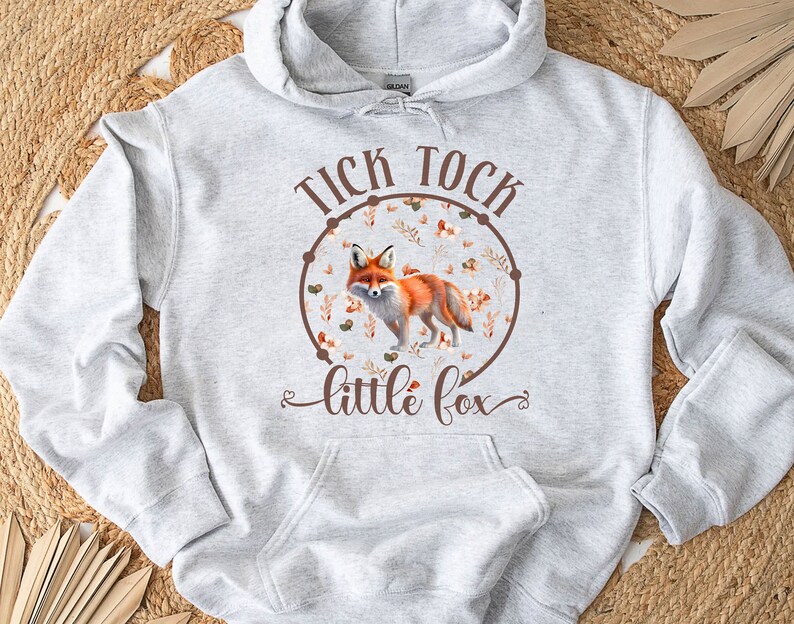 Folk Botanical Little Fox Sweatshirt, the Archer and the Fox Ouabh