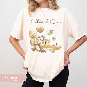 Vintage Chip And Dale Shirt, Floral Chip And Dale Shirt, Chip And Dale Matching Shirts, Halloween Gift Shirt