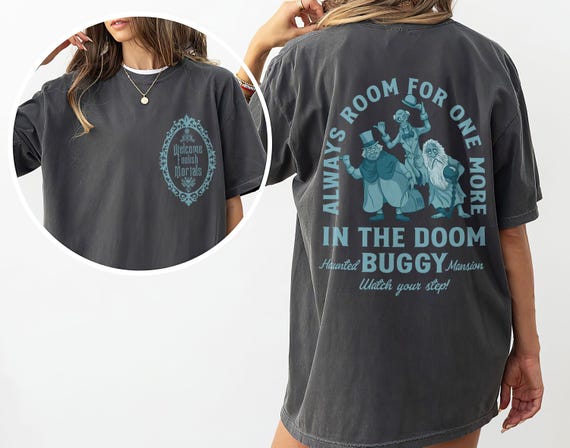 Retro The Haunted Mansion Halloween 2 Sides Shirt, Welcome Foolish Mortals Halloween Gift, Spooky Season Shirt
