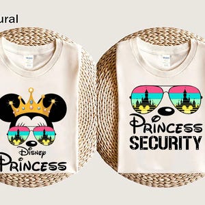 Magliette di sicurezza della principessa, maglietta della principessa, magliette per neo-papà, regalo per il papà da sua figlia, maglietta di famiglia