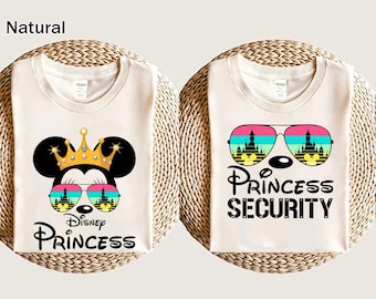 Beveiligingsshirts prinses, shirt prinses, shirts kersverse vader, cadeau vader van zijn dochter, shirt familie