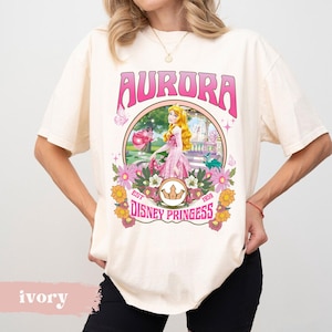 Vintage Sleeping Beauty Shirt, Retro Aurora Princess Shirt, Family Vacation Holiday Gift, Trip Outfits
