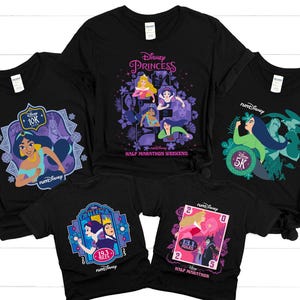 Prinzessinnen Run Disney Halb-Marathon Wochenende 2025 Shirt, Marathonlauf Passendes Shirt, Frühling Überraschung Shirt