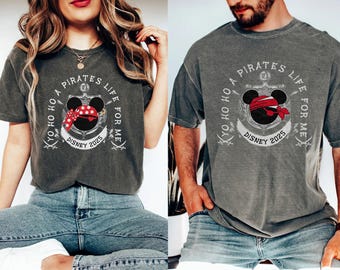 Pirate Cruise Shirt, Minnie Mickey Piraten Shirts, Magic Kingdom Shirt, Paar passende Shirt, Geschenke für sie