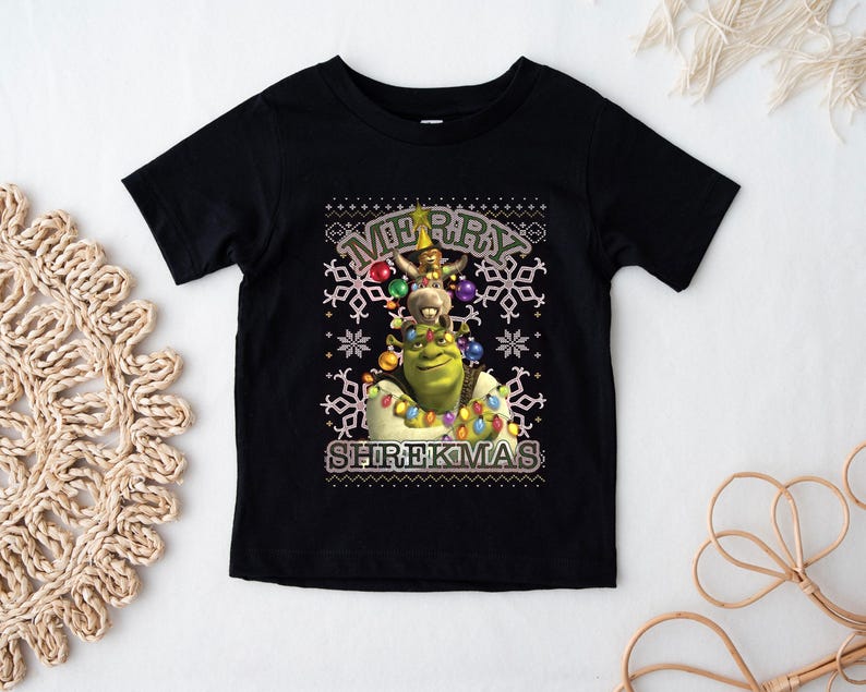 Funny Shrek Christmas Shirt, Fiona and Shrek Funny Xmas Sweater, Shrek ...