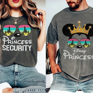 Magliette di sicurezza della principessa, maglietta della principessa, magliette per neo-papà, regalo per il papà da sua figlia, maglietta di famiglia
