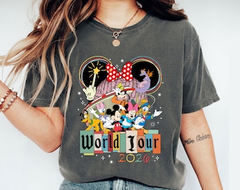 Personalized Epcot World Tour 2026 Shirt, Mickey & Friends Epcot Center Family Matching Shirt, Family Trip 2026 Shirt