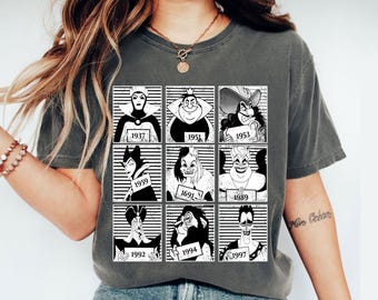 Vintage Villains Hallloween Shirt, Good to be Bad shirt, Villains Ursula Shirt, Evil Queen Shirt, Cruella Shirt