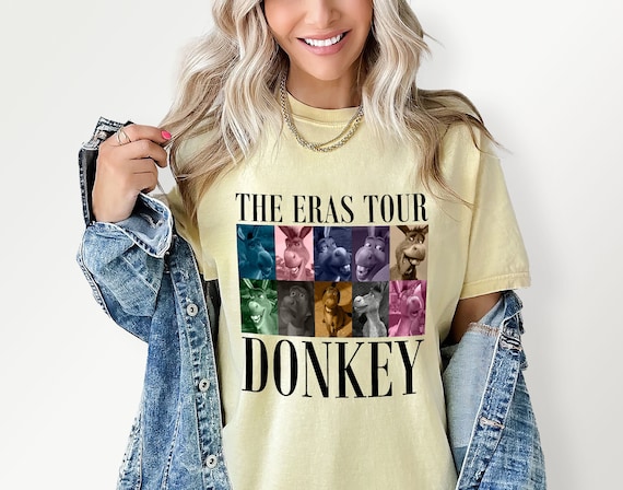 Donkey Shrek the  Tour Shirt, Funny Trending Shirt, Shrek and Fiona Shirt, Funny Trending Shrek Meme Gift for Shrek Lover, Shrek Costume