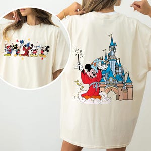 2 Sided Fantasia Mickey Shirt, Fantasia Mickey Shirt, Family Matching Shirt, Mickey Sorcerer Shirt