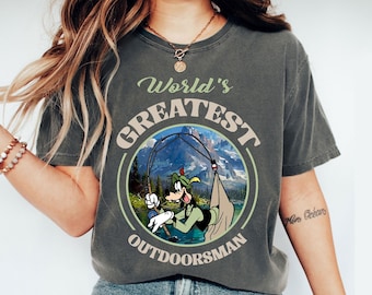 A Goofy Movie Love Fishing World's Greatest Out Doorsman Shirt, Father's Day, Family Matching Shirt, Magic Kingdom Shirt
