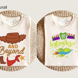 Toy Story To Infinity And Beyond Couple Shirt, Toy Story Buzz And Jessie Shirt, Matching Couple Shirt