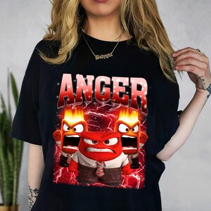 Inside Out Anger Shirt, Inside Out 2 Characters Shirt, Inside Out 2024 Movie, Emotions Shirt, Birthday Party Shirt