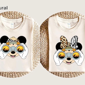 Mickey Minnie Safari Shirt, Animal Kingdom Themed Trip Shirt, Hakuna Matata Shirt, Safari Mode Shirt, Gift for Couple