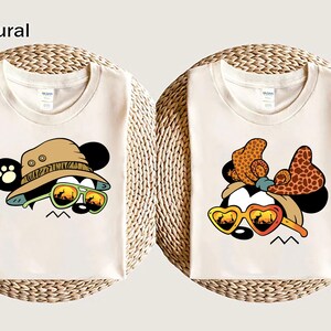 Mickey Minnie Safari Shirt, Animal Kingdom Themed Trip Shirt, Hakuna Matata Shirt, Couple Matching Shirt, Gift for Her