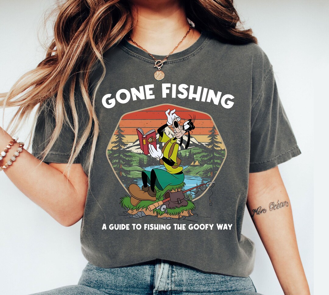 Retro Goofy Fishing Shirt, A Goofy Movie Happy Father's Day, A Guide to ...