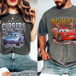 Lightning Mcqueen And Sally Couple Shirt, McQueen And Sally Matching Shirts, Trip Cars Shirt, Cars Movie Shirt, Vacation Trip Gift 2025