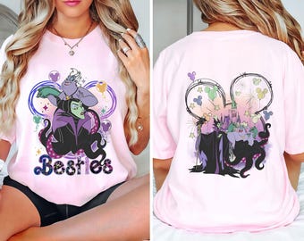 Ursula And Maleficent Besties Shirt, Girls Trip Sweater, Villains Shirt, Girls Sweatshirt, Bad Witches Villains Shirt