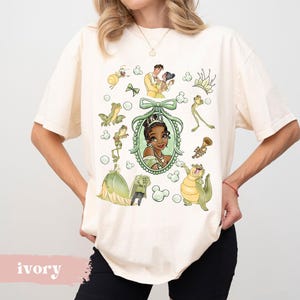 Tiana Coquette Shirt Prinzessin Shirt, Tiana Shirt, Prinzessin und das Frosch Shirt, Tianas Bayou Shirt