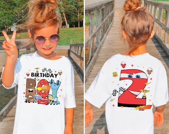 Personalized Cars Birthday Shirt, Cars Movie Birthday, Birthday Shirt, Family Matching Shirts, Personalized Birthday Shirts