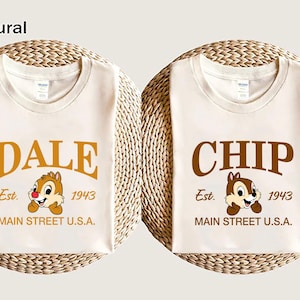 Chip and Dale Couple Shirts, Chip and Dale Siblings Shirt, Chip And Dale Matching Shirts, Halloween Gift Shirt