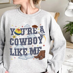 Vintage Tay Story Shirt, You're A Cowboy Like Me Shirt, Toy Story 5 Shirt, Disneyland Family Vacation Trip Shirt, Disney Pixar Fest Shirt image 4