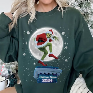 Custom Shrek Christmas Shirt, Fiona And Shrek Funny Xmas Sweater, Shrek Face Meme Ugly Shirt, Shrek Santa Christmas Shirt