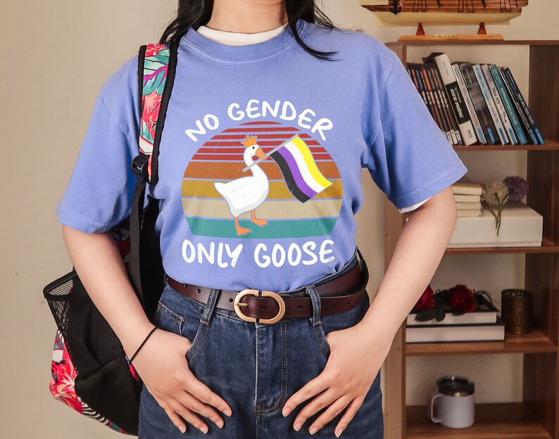 Vintage No Gender Only Goose Shirt, Non Binary Shirt, Gender Neutral