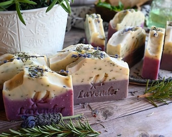 Sapone alla lavanda, rosmarino e menta