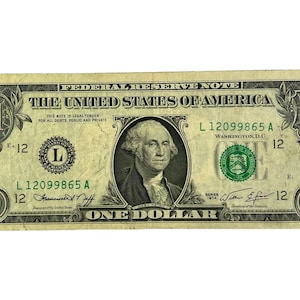 United States 1 Dollar bill 1974 George Washington