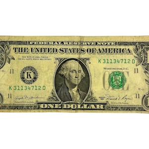 United States 1 Dollar bill 1981 George Washington