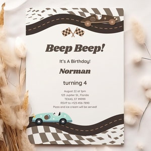 Kids Birthday Invitation, Personalised Birthday Invite, Mobile Invitation, Printable Birthday Invitation, Printable Digital file