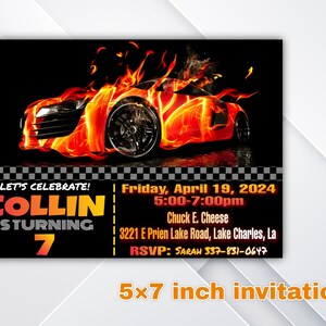 Kids Birthday Invitation, Personalised Birthday Invite, Mobile ...