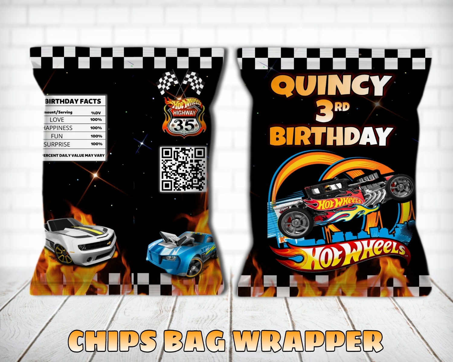 Hot Wheels Inspired Chip Bags & More