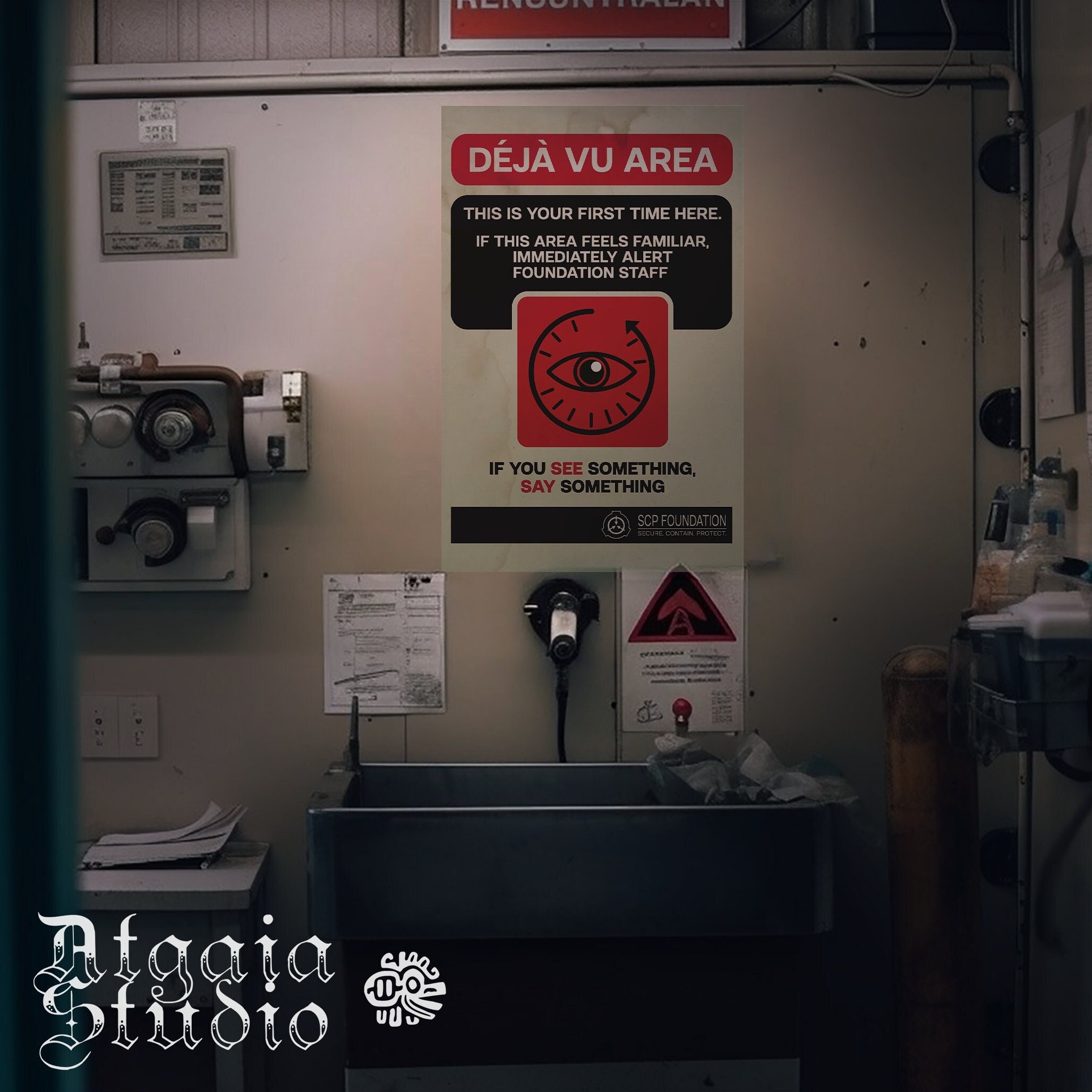 SCP Warning Poster in the Event of an XK Class -  Finland