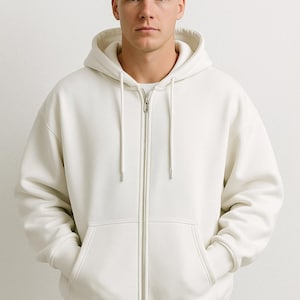 Naaipatroon hoodie met rits voor heren, eenvoudig beginnersjack (pdf)