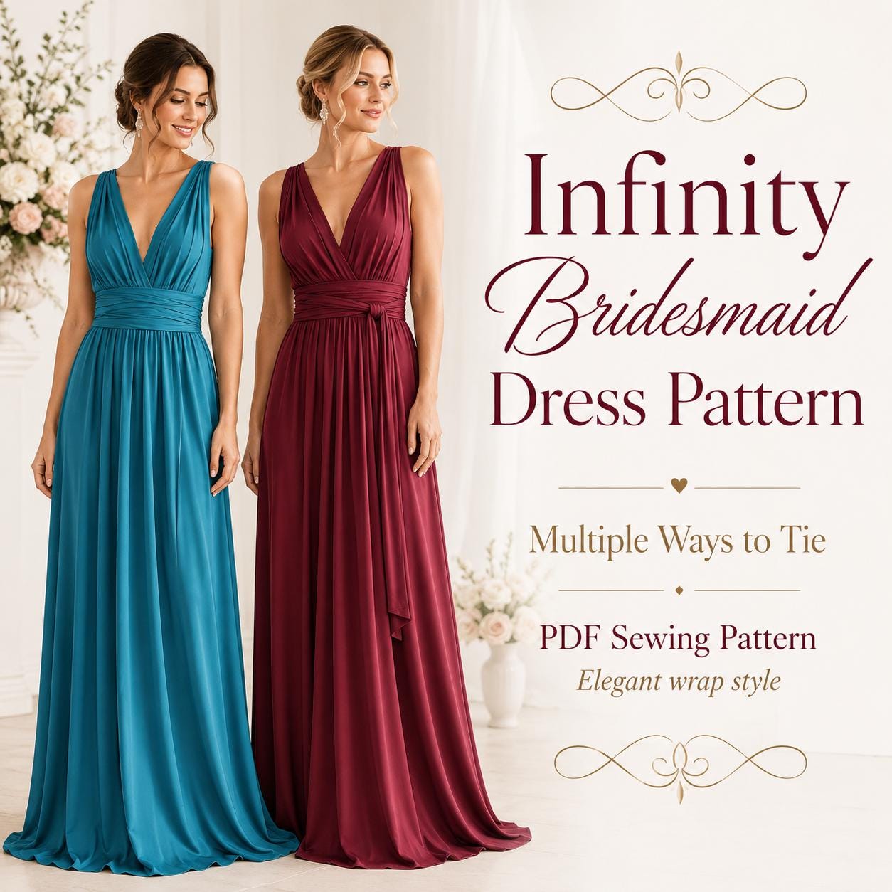 infinity bridesmaid dress pattern Sewing An Infinity Dress