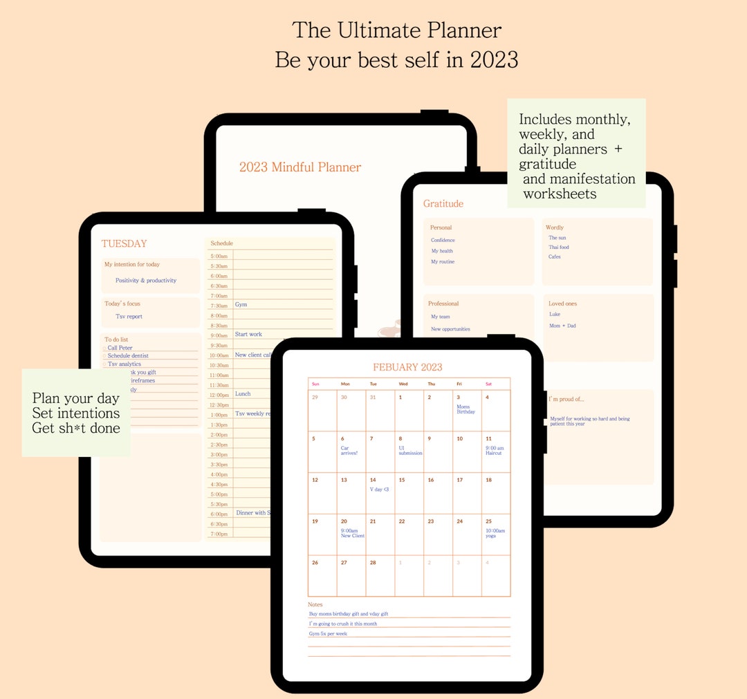 2024 BEST SELF PLANNER Daily, Weekly, Monthly Full Year Calendar