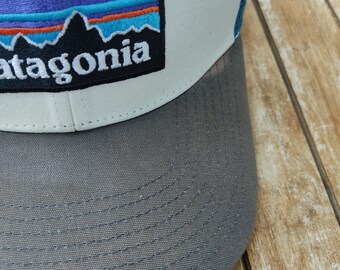 Patagonia mesh trucker cap c20 blue white gray