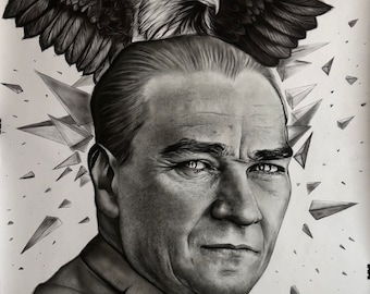 Custom Charcoal Portrait: Handmade Realistic Drawing from Photo