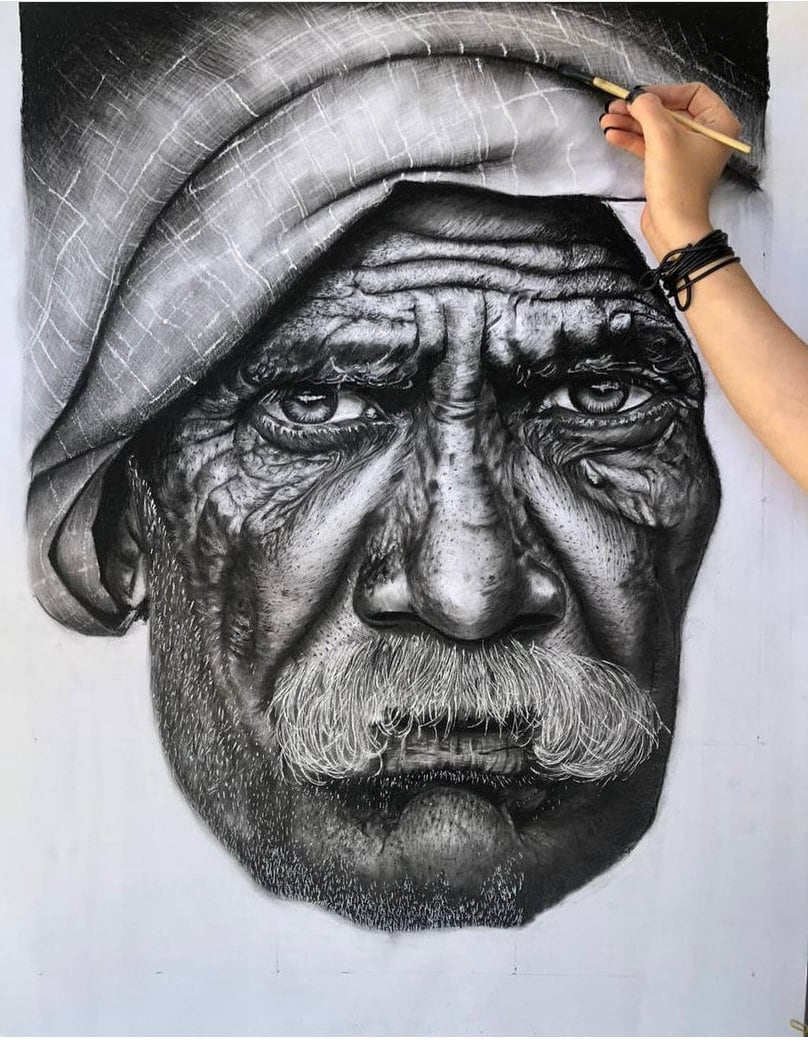 Charcoal Drawing - Etsy