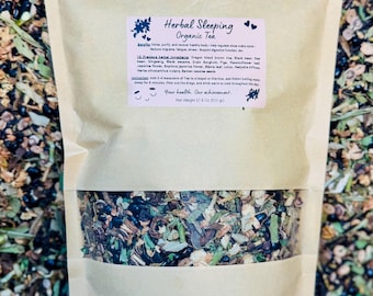 Herbal Sleeping Tea: An Sinh Organic Blend - Caffeine-Free Bedtime Tea