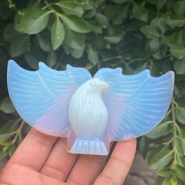 4.7"Opal stone,crystal Fly eagle,crystal skulls, Specimen crystal,home decoration,crystal gifts 1pc