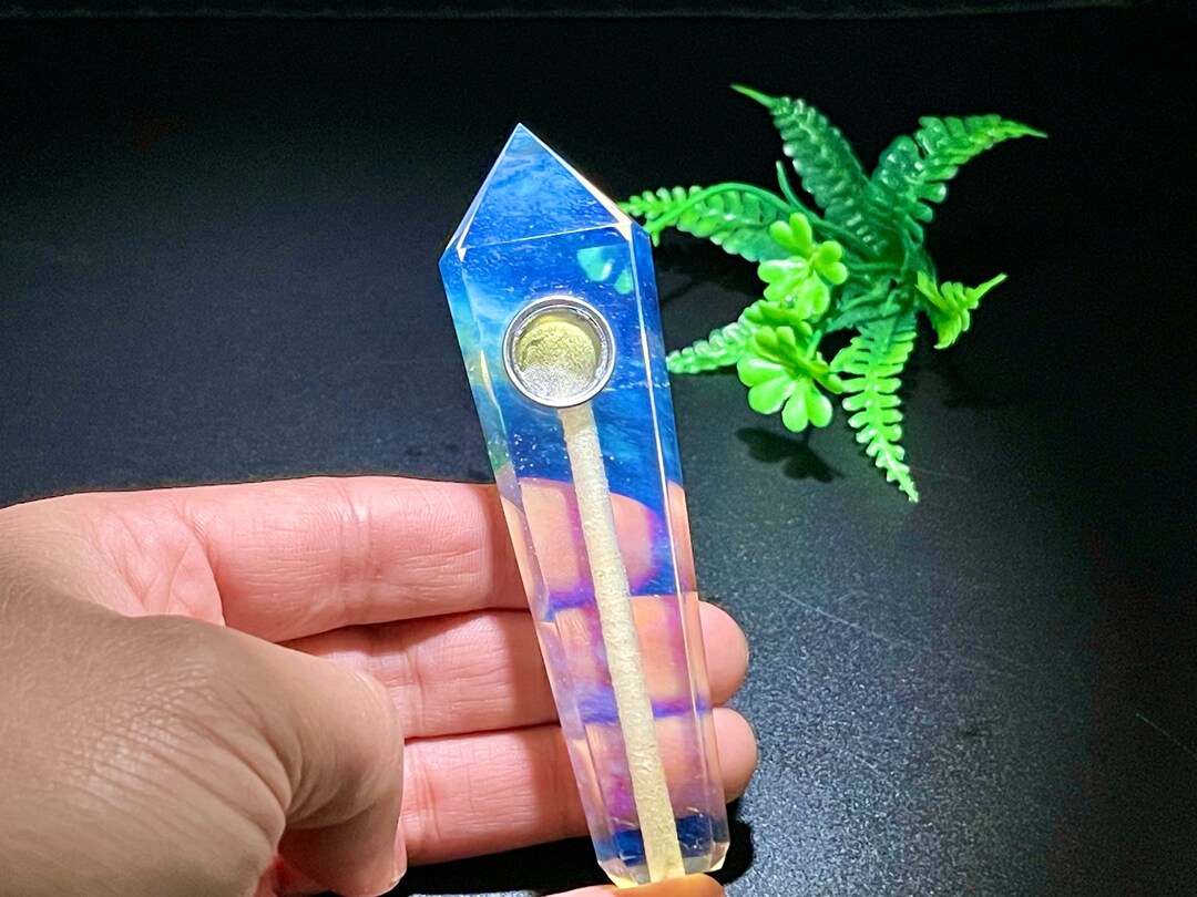 Opalite Crystal Pipe