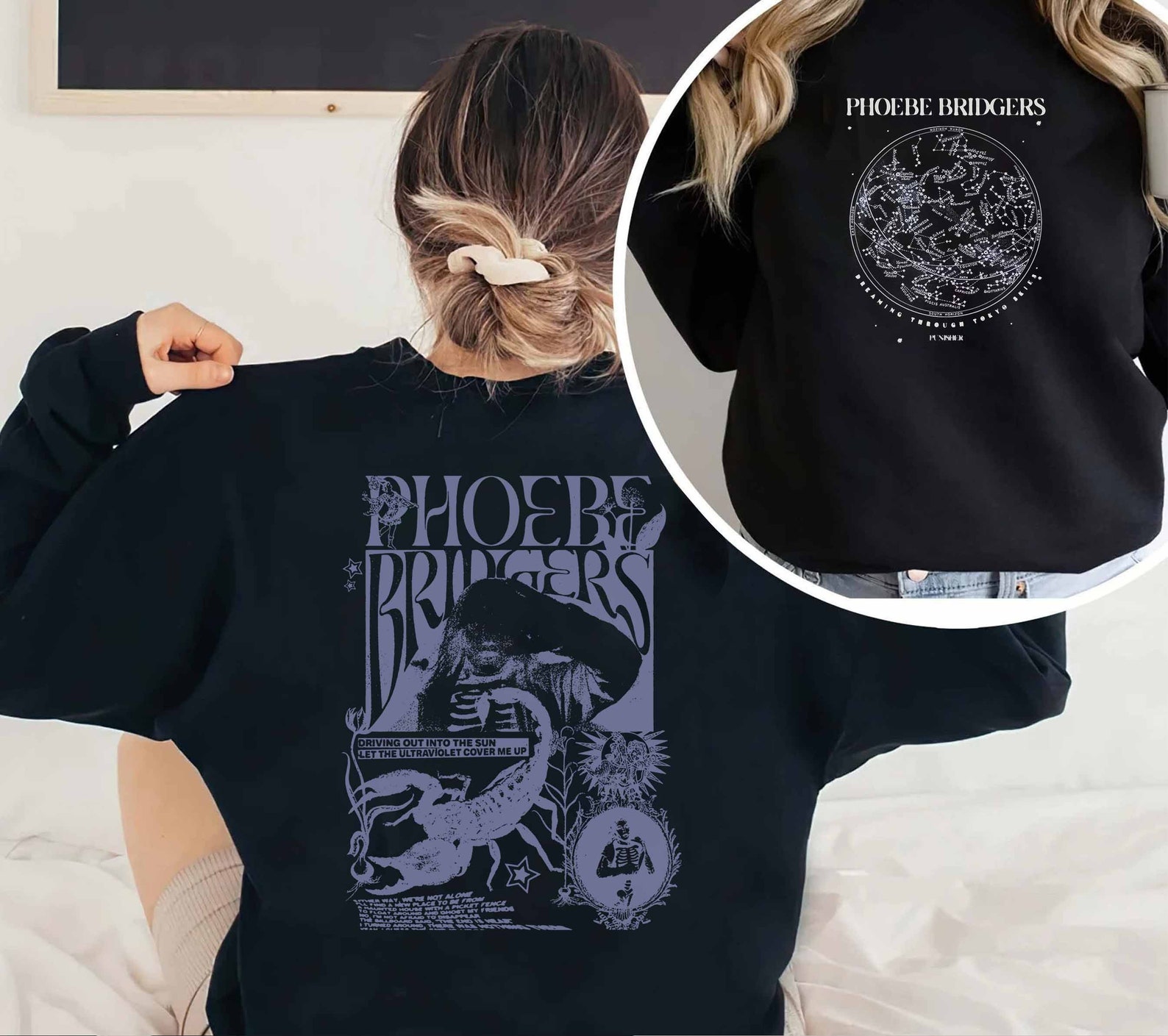 Phoebe Dark Theme Hoodie 2022 Reunion Tour Sweat Hoodie De2d - Etsy