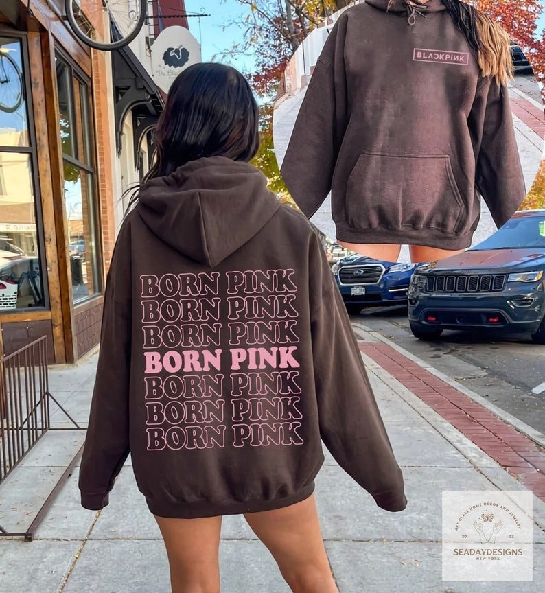 Discover Blackpink Born Pink Shirt, Blackpink Shirt, BLACKPINK 2022 World Tour Double Sided Hoodie